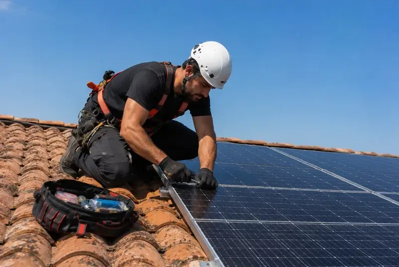 Maintenance et monitoring de panneaux solaires à Lacroix-Falgarde