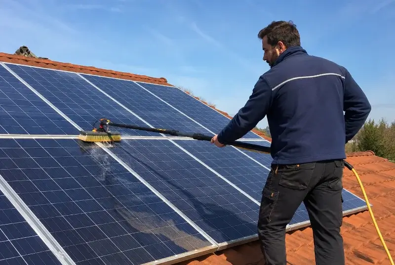 Nettoyage et entretien de panneaux solaires à Lacroix-Falgarde